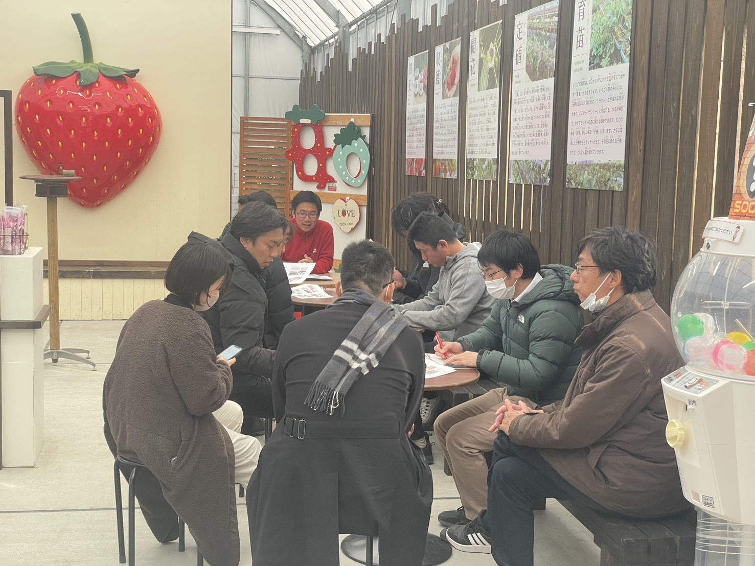紀の川アグリカレッジ様が視察に来園